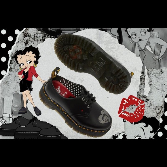 Dr. Martens | Shoes | New Dr Martens X Betty Boop 461 Platform Boots |  Poshmark